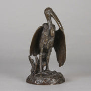 Fratin Stork Cleaning - Fratin Bronze - Animaliers - Hickmet Fine Arts
