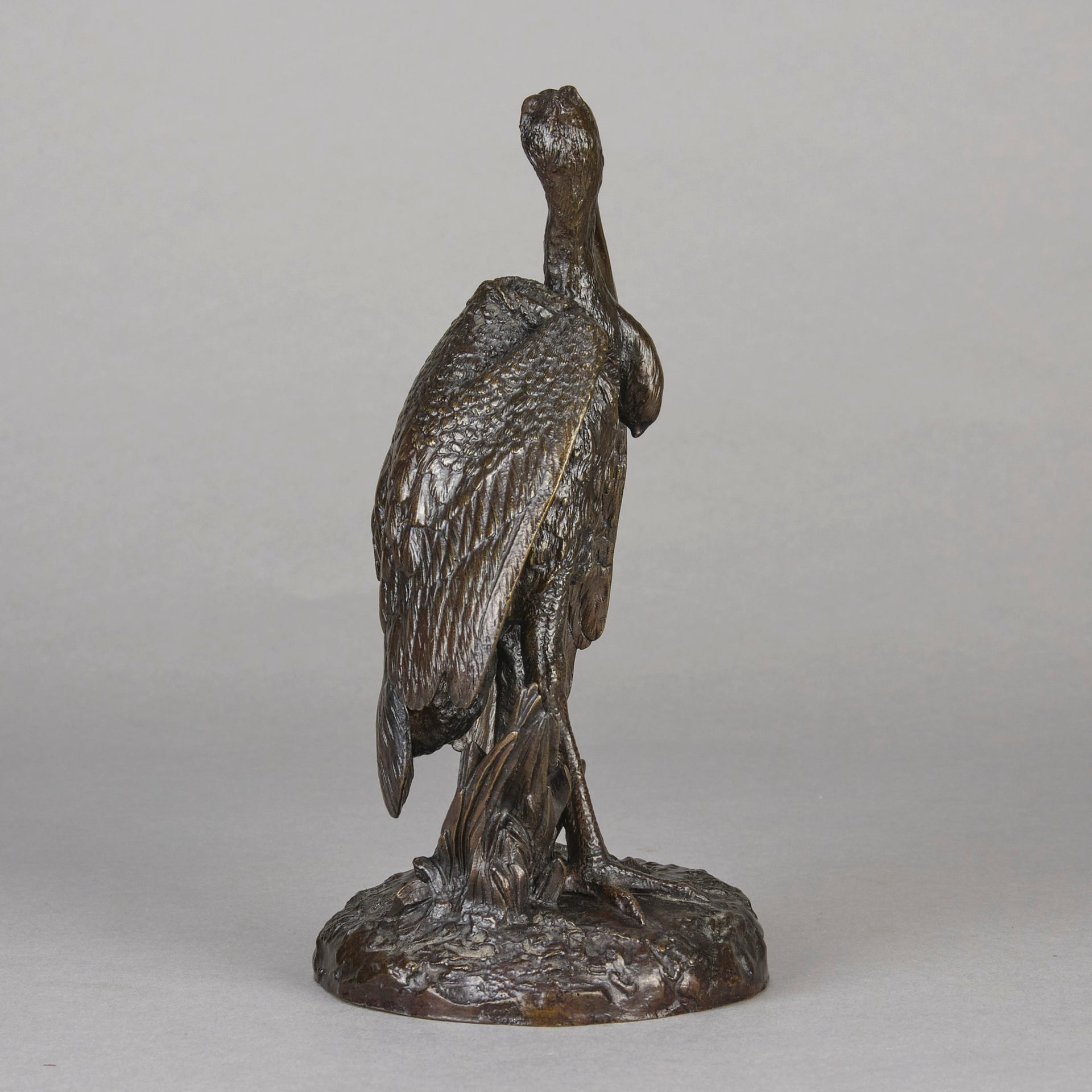 Fratin Stork Cleaning - Fratin Bronze - Animaliers - Hickmet Fine Arts
