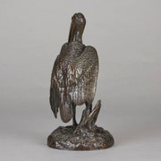 Fratin Stork Cleaning - Fratin Bronze - Animaliers - Hickmet Fine Arts