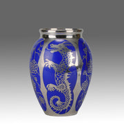 Friedrich Deusch Dragon Vase - German Porcelain - Hickmet Fine Arts