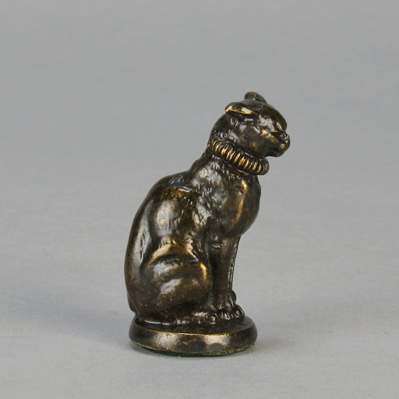 Fremiet Chat Assis - Fremiet Bronze Cat - Hickmet Fine Arts 
