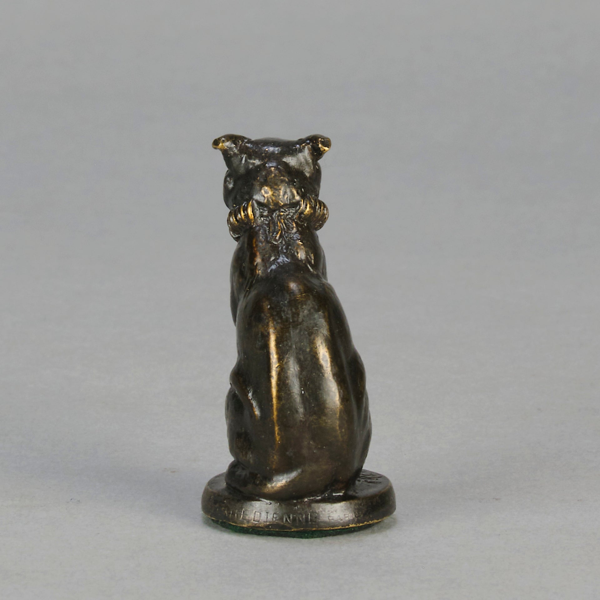 Fremiet Chat Assis - Fremiet Bronze Cat - Hickmet Fine Arts 