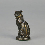 Fremiet Chat Assis - Fremiet Bronze Cat - Hickmet Fine Arts 