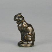 Fremiet Chat Assis - Fremiet Bronze Cat - Hickmet Fine Arts 