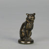 Fremiet Chat Assis - Fremiet Bronze Cat - Hickmet Fine Arts 