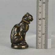 Fremiet Chat Assis - Fremiet Bronze Cat - Hickmet Fine Arts 