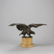 French Antique Bronze - Double Headed Eagle - Hickmet Fine Arts 