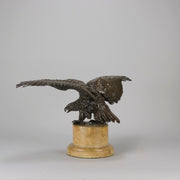 French Antique Bronze - Double Headed Eagle - Hickmet Fine Arts 