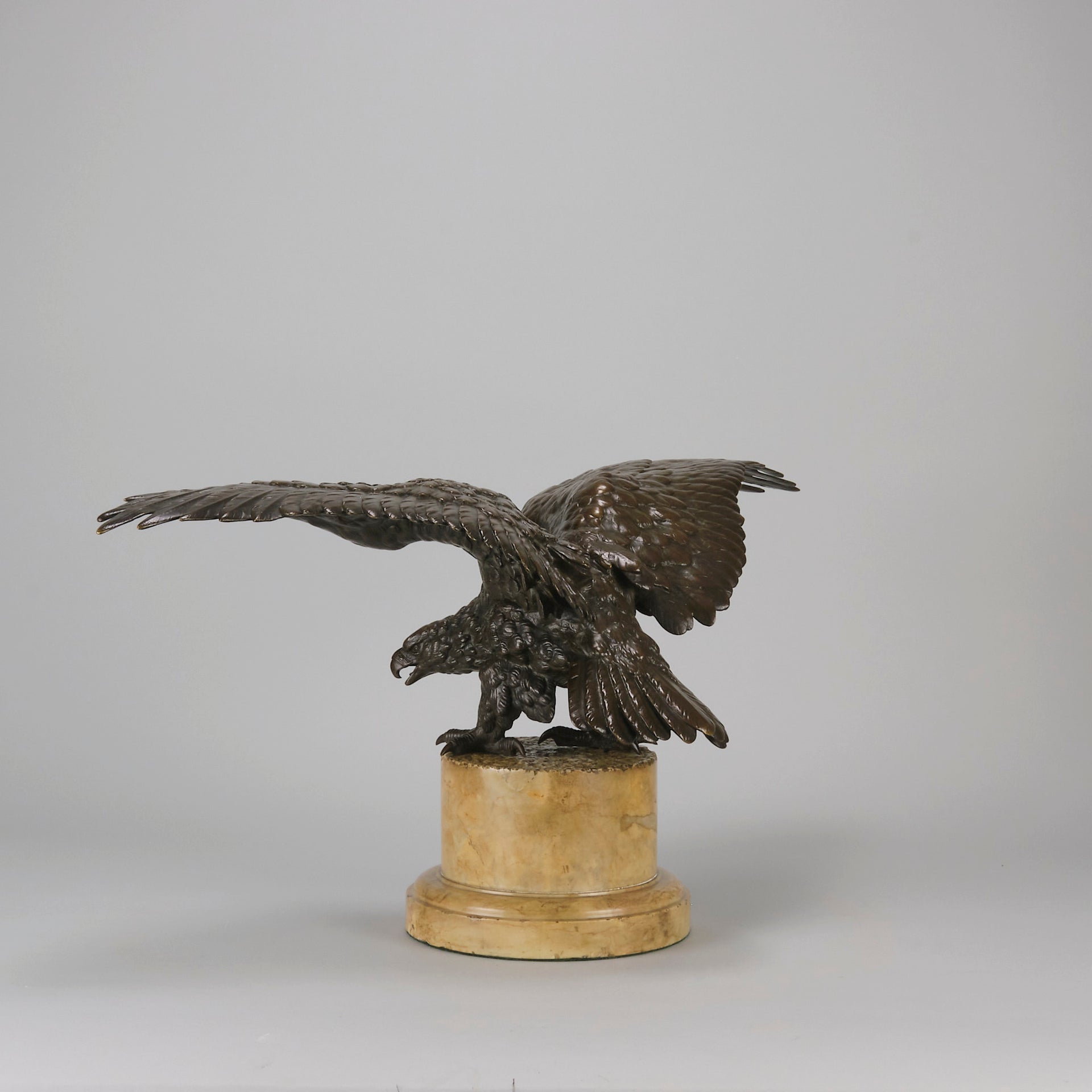 French Antique Bronze - Double Headed Eagle - Hickmet Fine Arts 