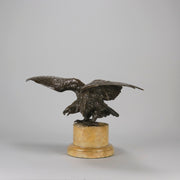 French Antique Bronze - Double Headed Eagle - Hickmet Fine Arts 