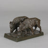 French Bronze Sangliers - Animalier Bronze - Hickmet Fine Arts 