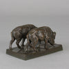 French Bronze Sangliers - Animalier Bronze - Hickmet Fine Arts 