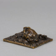French Bronze - Animalier Bronze Rabbit - Hickmet Fine Arts 
