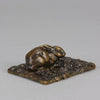 French Bronze - Animalier Bronze Rabbit - Hickmet Fine Arts 
