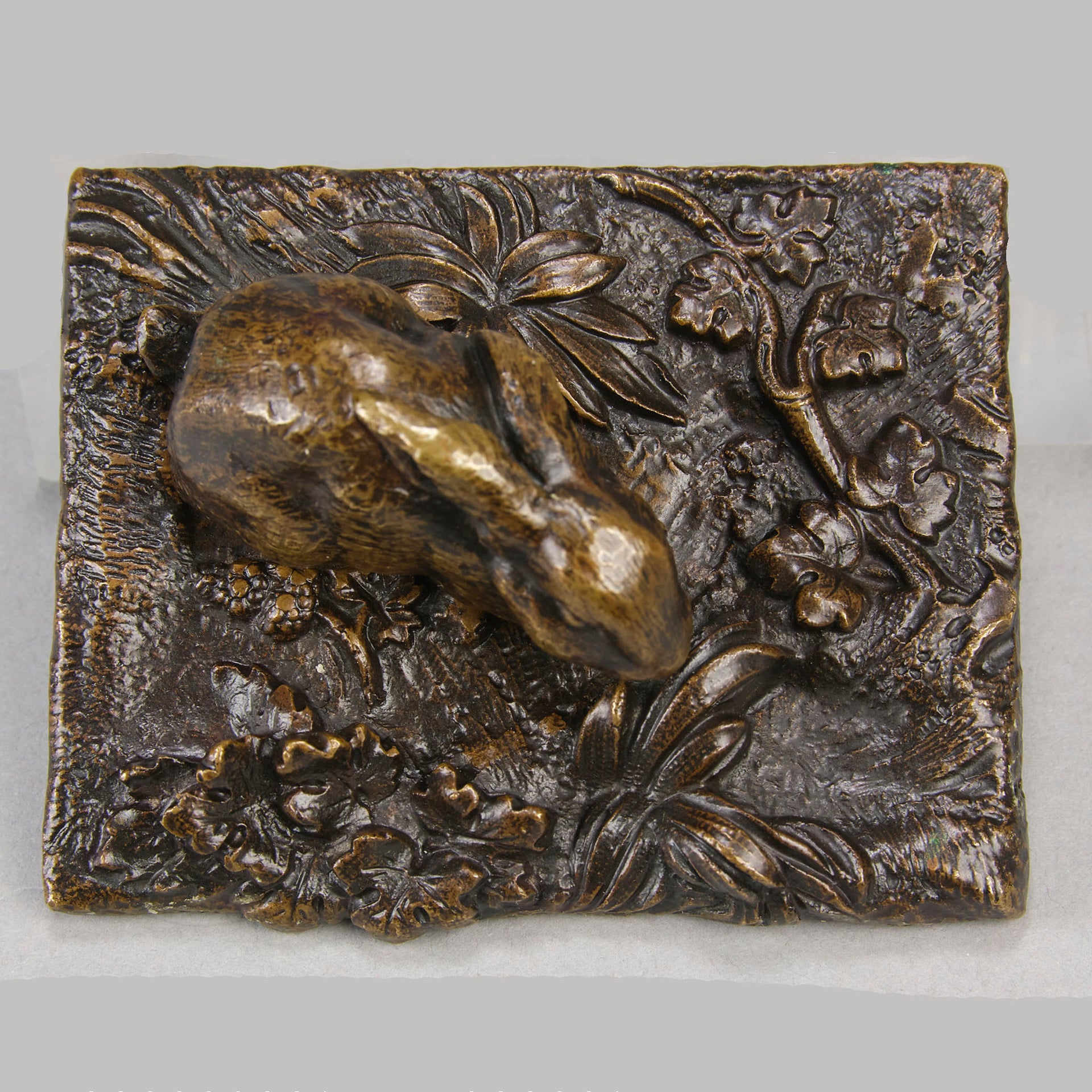 French Bronze - Animalier Bronze Rabbit - Hickmet Fine Arts 