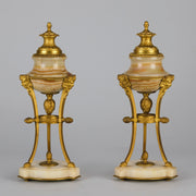 French Bronze "Ormolu Cassolettes" - Hickmet Fine Arts 