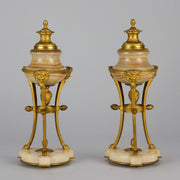French Bronze "Ormolu Cassolettes" - Hickmet Fine Arts 