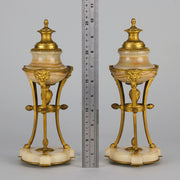 French Bronze "Ormolu Cassolettes" - Hickmet Fine Arts 