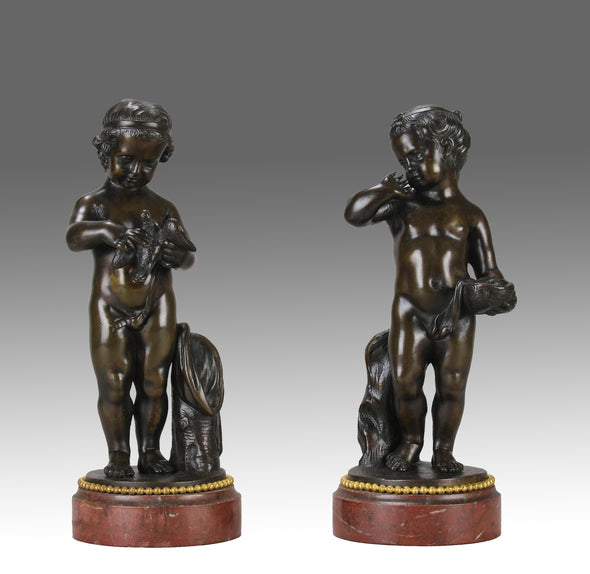 French Bronze - Art Nouveau Children - Hickmet Fine Arts 