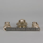 Frog Cruet Set by Joyce M Sharp - English Silver - Hickmet Fine Arts 