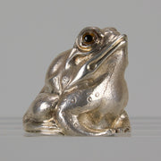 Frog Cruet Set by Joyce M Sharp - English Silver - Hickmet Fine Arts 
