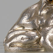 Frog Cruet Set by Joyce M Sharp - English Silver - Hickmet Fine Arts 