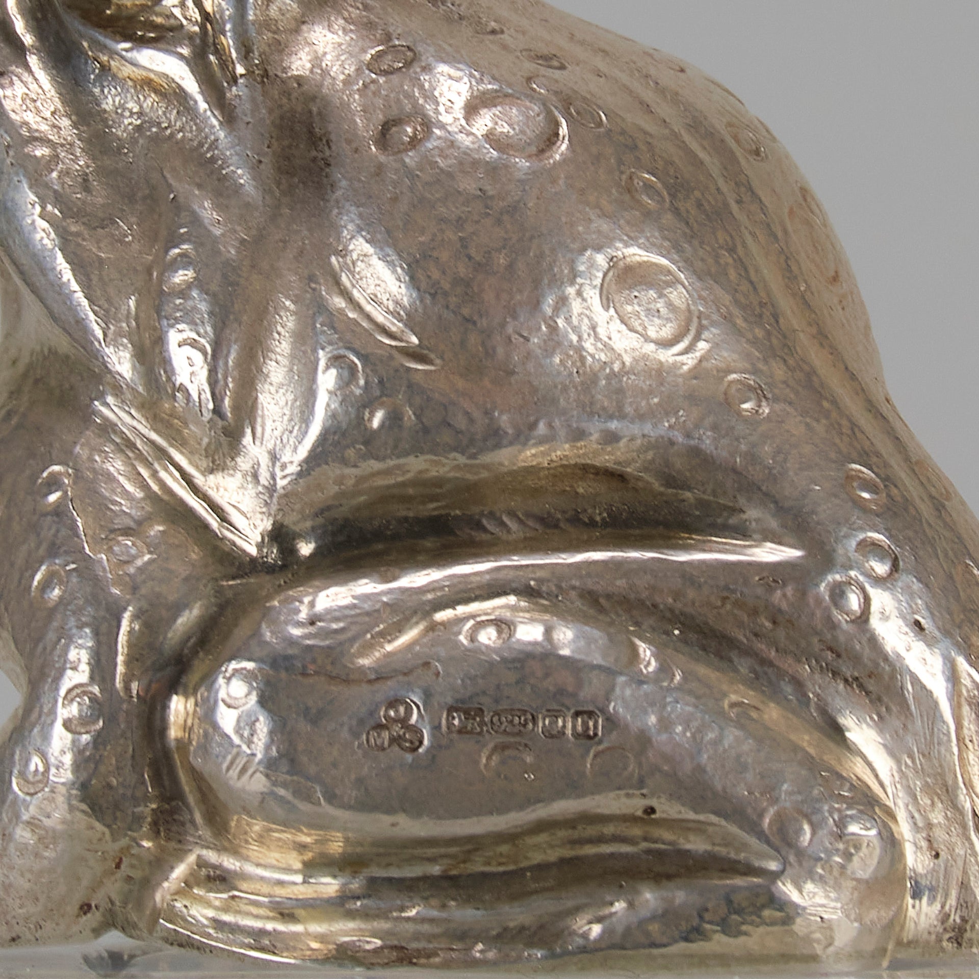 Frog Cruet Set by Joyce M Sharp - English Silver - Hickmet Fine Arts 