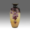 Galle Souffle Vase - Art Nouveau Fuschia Vase - Hickmet Fine Arts