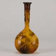 Emile Galle Banjo Vase - Art Nouveau Glass - Hickmet Fine Arts