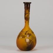 Emile Galle Banjo Vase - Art Nouveau Glass - Hickmet Fine Arts