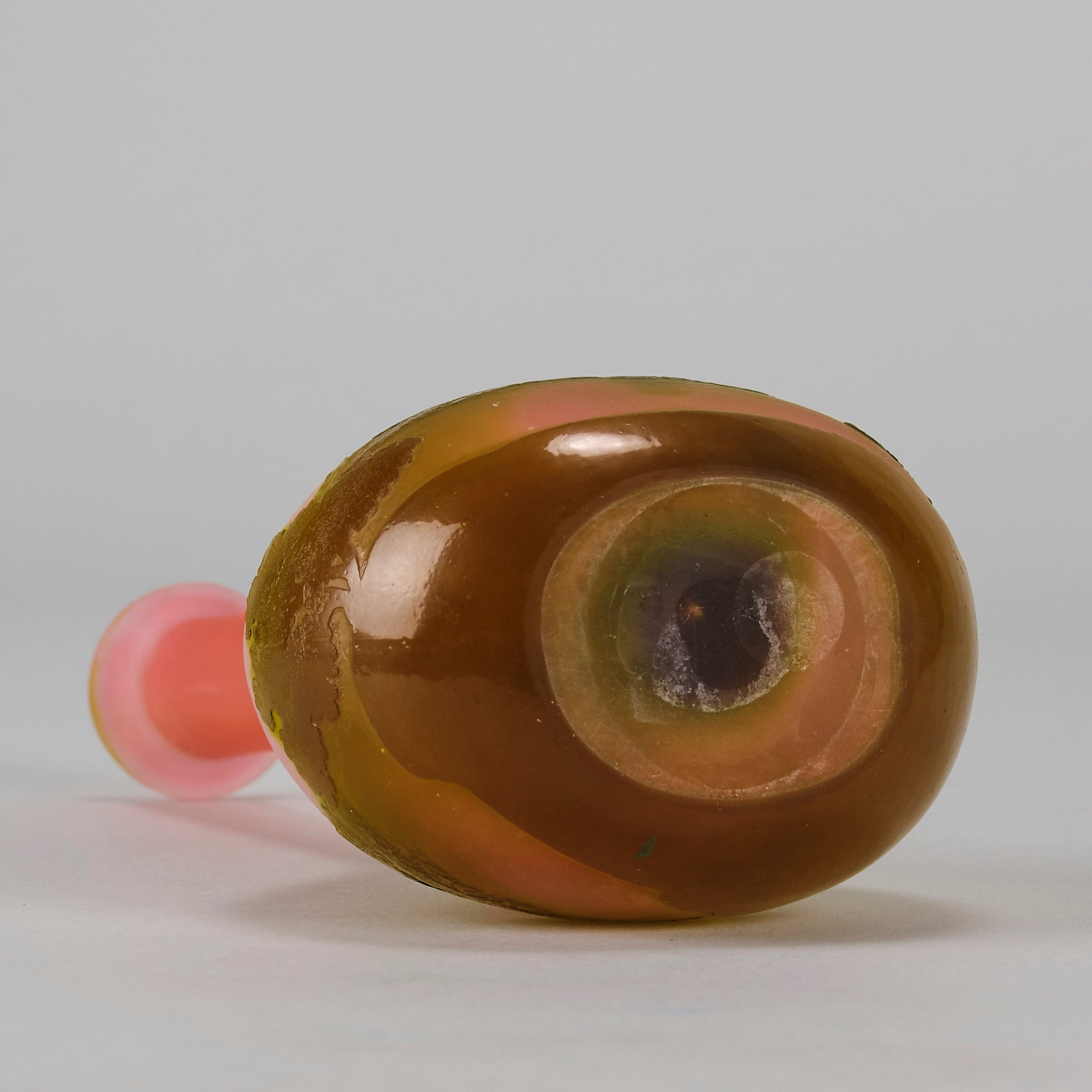 Galle Banjo Lanscape Vase - Art Nouveau Glass - Hickmet Fine Arts