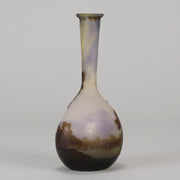 Emile Galle Banjo Vase - Art Nouveau Glass - Hickmet Fine Arts