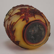 Emile Galle Souffle Vase - Art Nouveau Glass - Hickmet Fine Arts