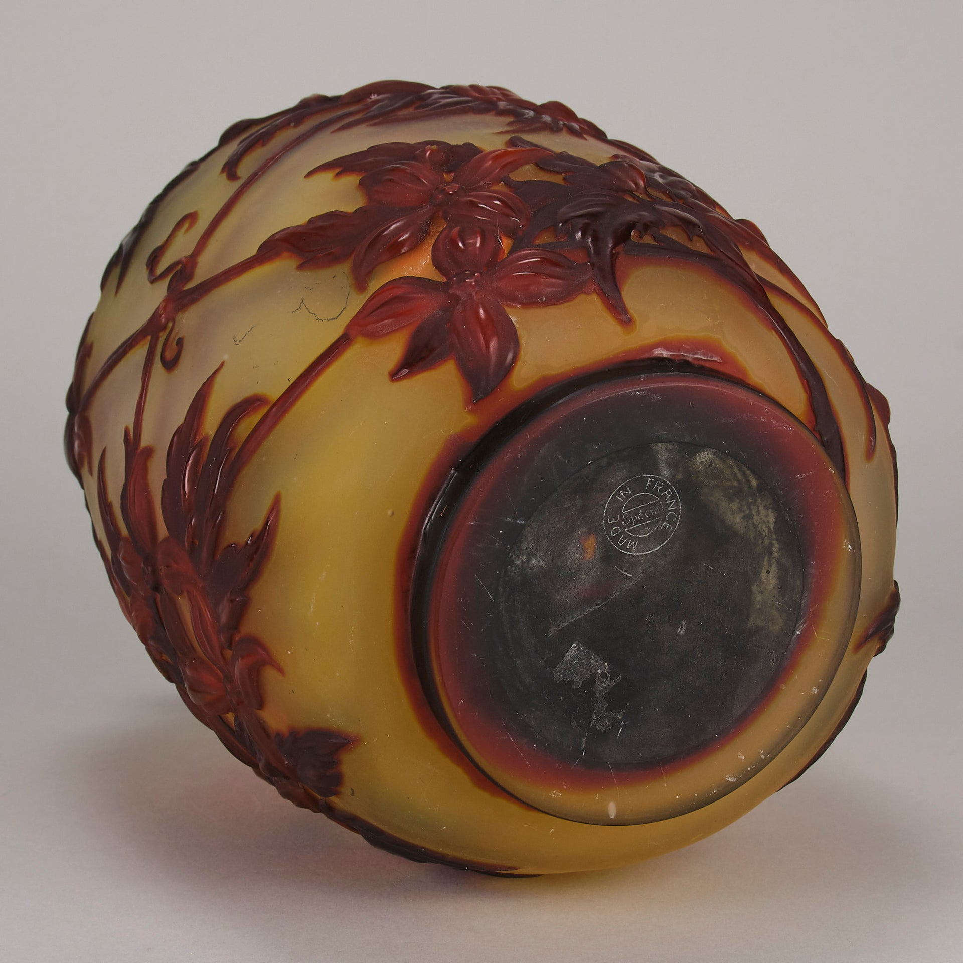 Emile Galle Souffle Vase - Art Nouveau Glass - Hickmet Fine Arts