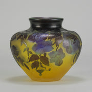 Galle Clematis Vase - Art Nouveau Clematis Vase - Hickmet Fine Arts