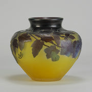 Galle Clematis Vase - Art Nouveau Clematis Vase - Hickmet Fine Arts
