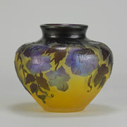 Galle Clematis Vase - Art Nouveau Clematis Vase - Hickmet Fine Arts