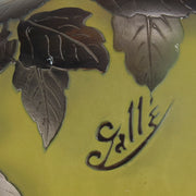 Galle Clematis Vase - Art Nouveau Clematis Vase - Hickmet Fine Arts