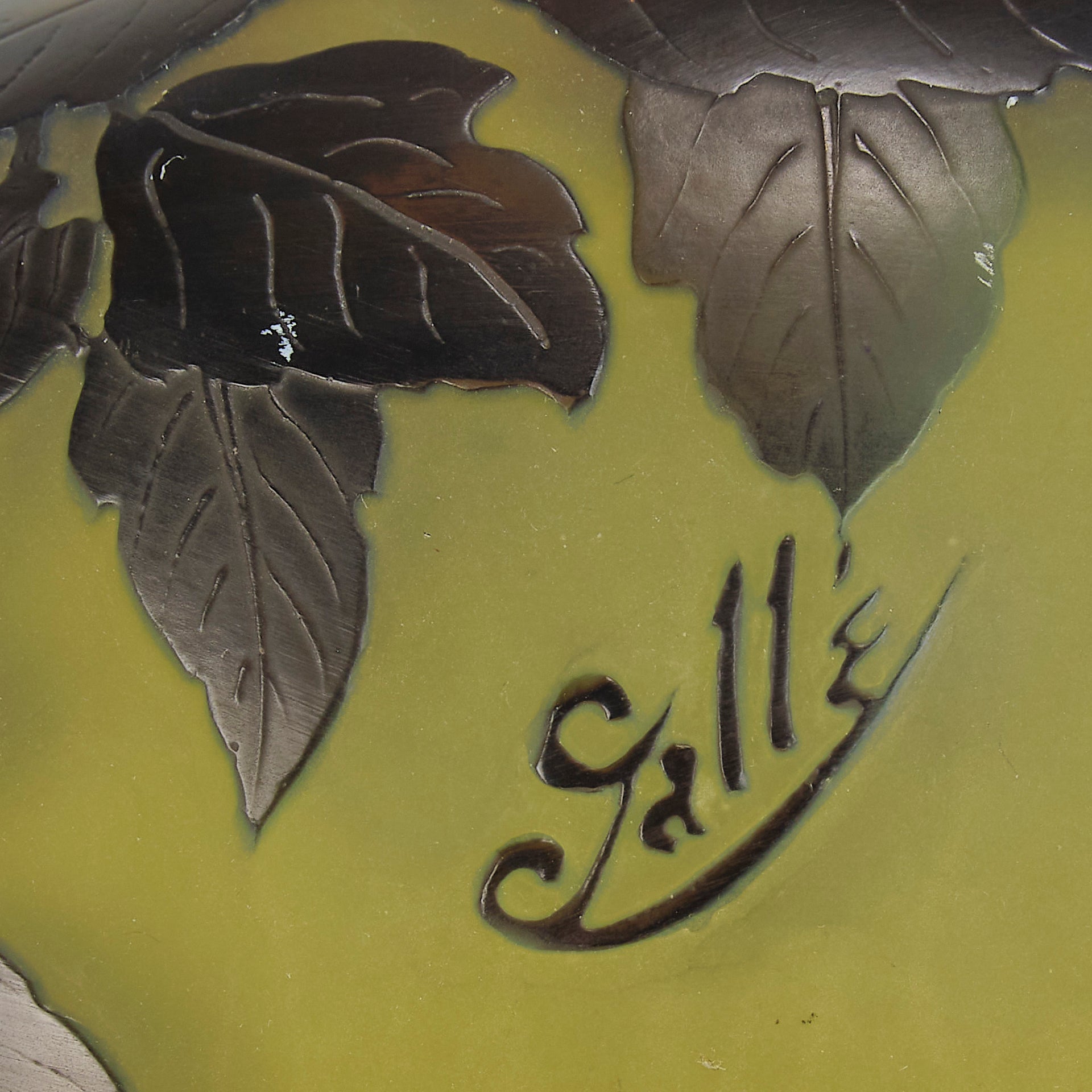 Galle Clematis Vase - Art Nouveau Clematis Vase - Hickmet Fine Arts