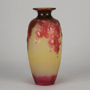 Emile Galle Floral Souffle Vase - Art Nouveau Glass - Hickmet Fine Arts