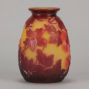 Emile Galle Souffle Vase - Art Nouveau Glass - Hickmet Fine Arts