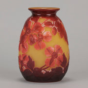 Emile Galle Souffle Vase - Art Nouveau Glass - Hickmet Fine Arts