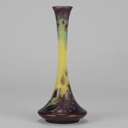Emile Galle Floral Vase - Art Nouveau Glass - Hickmet Fine Arts