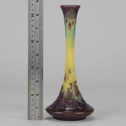 Emile Galle Floral Vase - Art Nouveau Glass - Hickmet Fine Arts