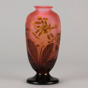Emile Galle Flower Vase - Art Nouveau Glass - Hickmet Fine Arts