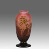 Emile Galle Flower Vase - Art Nouveau Glass - Hickmet Fine Arts