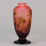 Emile Galle Flower Vase - Art Nouveau Glass - Hickmet Fine Arts