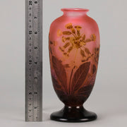 Emile Galle Flower Vase - Art Nouveau Glass - Hickmet Fine Arts