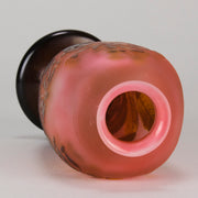 Emile Galle Flower Vase - Art Nouveau Glass - Hickmet Fine Arts