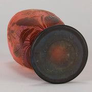 Emile Galle Flower Vase - Art Nouveau Glass - Hickmet Fine Arts